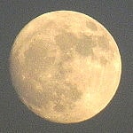 インスタントカメラで撮った月