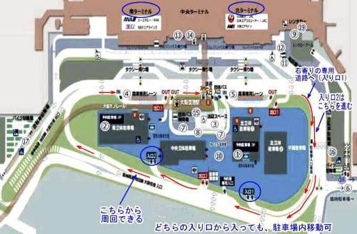 大阪空港の位置図