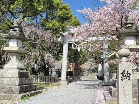 天神社の参道入口