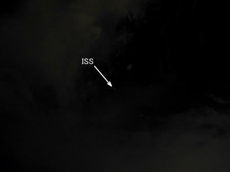 バカチョンカメラでとったISS