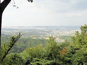 大阪の南の赤坂村からの展望