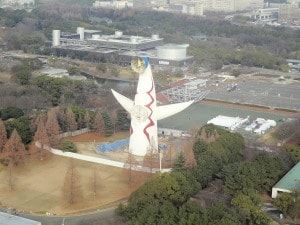 上から見る太陽の塔
