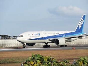 ハラダからの飛行機