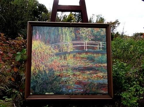 モネの睡蓮　陶板画