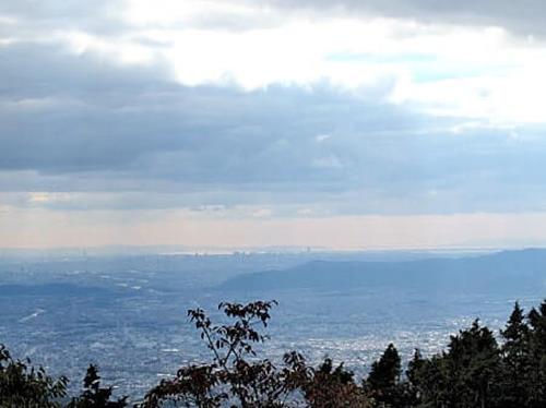 大阪方面の遠望