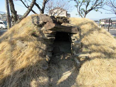 移設された藤の森古墳