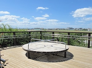 下河原緑地展望台