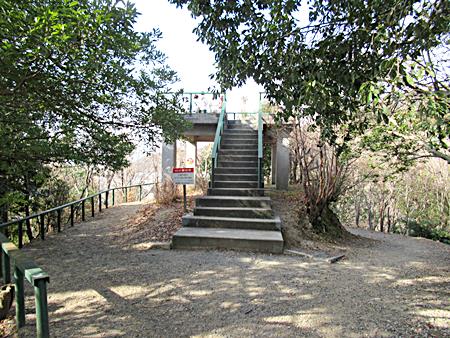 西江寺上の展望台