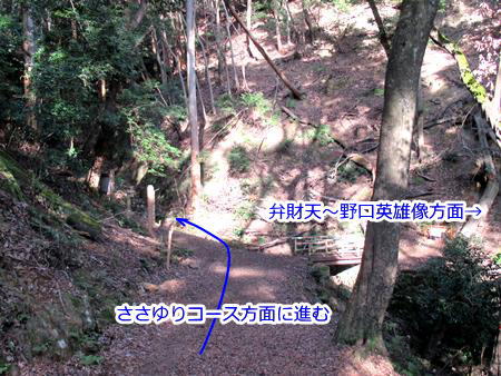 ささゆりコース方面に