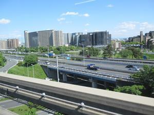 千里中央駅付近の景観