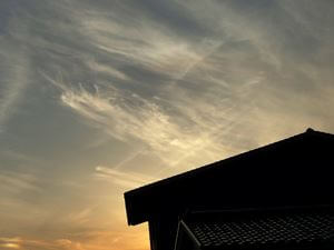 帰途に見た彩雲