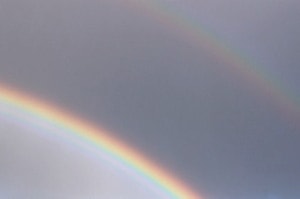 2重の虹