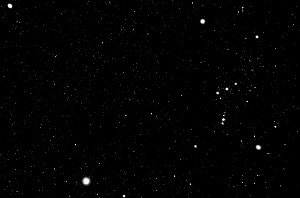 コンデジでオリオン座を撮った