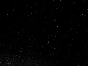 冬の星座オリオン座周辺