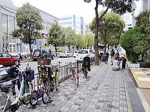 目立つ不法駐車