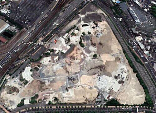 2019年5月のスペースワールド跡地