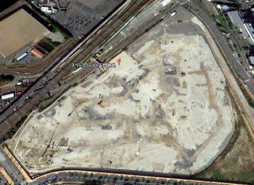 2020年11月のスペースワールド跡地