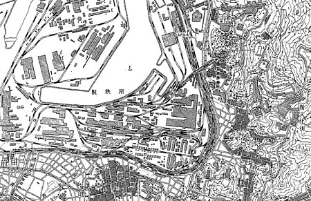 1950年ごろのスペースワールド用地