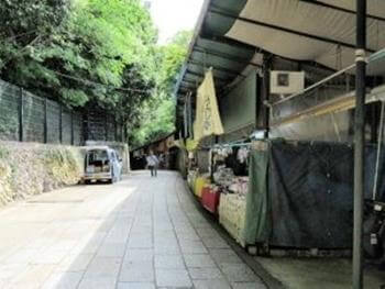 閑散期で、しまっているお店も多かった
