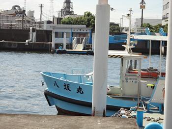 向こう岸まではすぐの距離