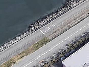 グーグルアースで見た0ｋｍ地点